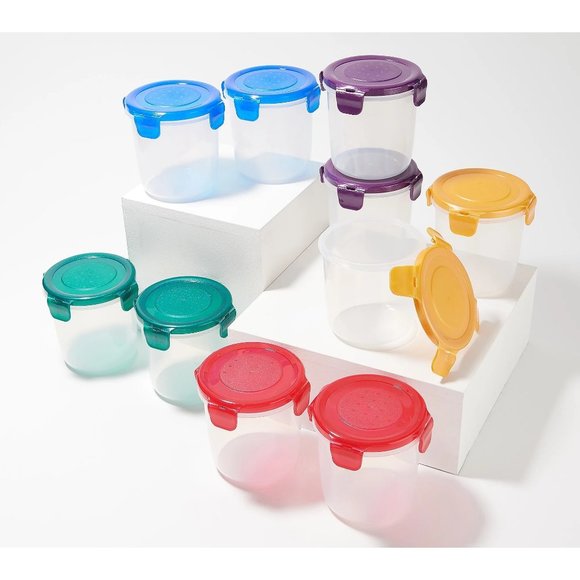 Lock & Lock Kitchen New Lock Lock Locknlock Set Of Multicolor Tall